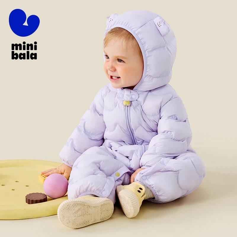 Mini Bala enfants vers le bas barboteuse hiver coupe-vent imperméable mignon combinaison chaude