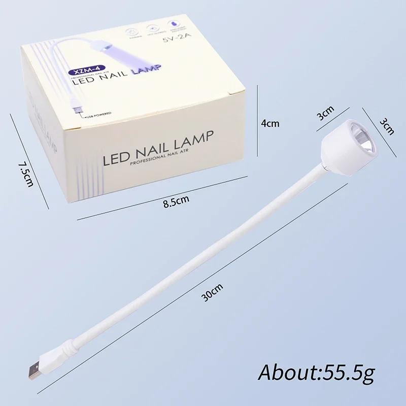 Mini sèche-ongles UV LED lampe à ongles pliable USB lampes de polymérisation lampe de bureau pour ve