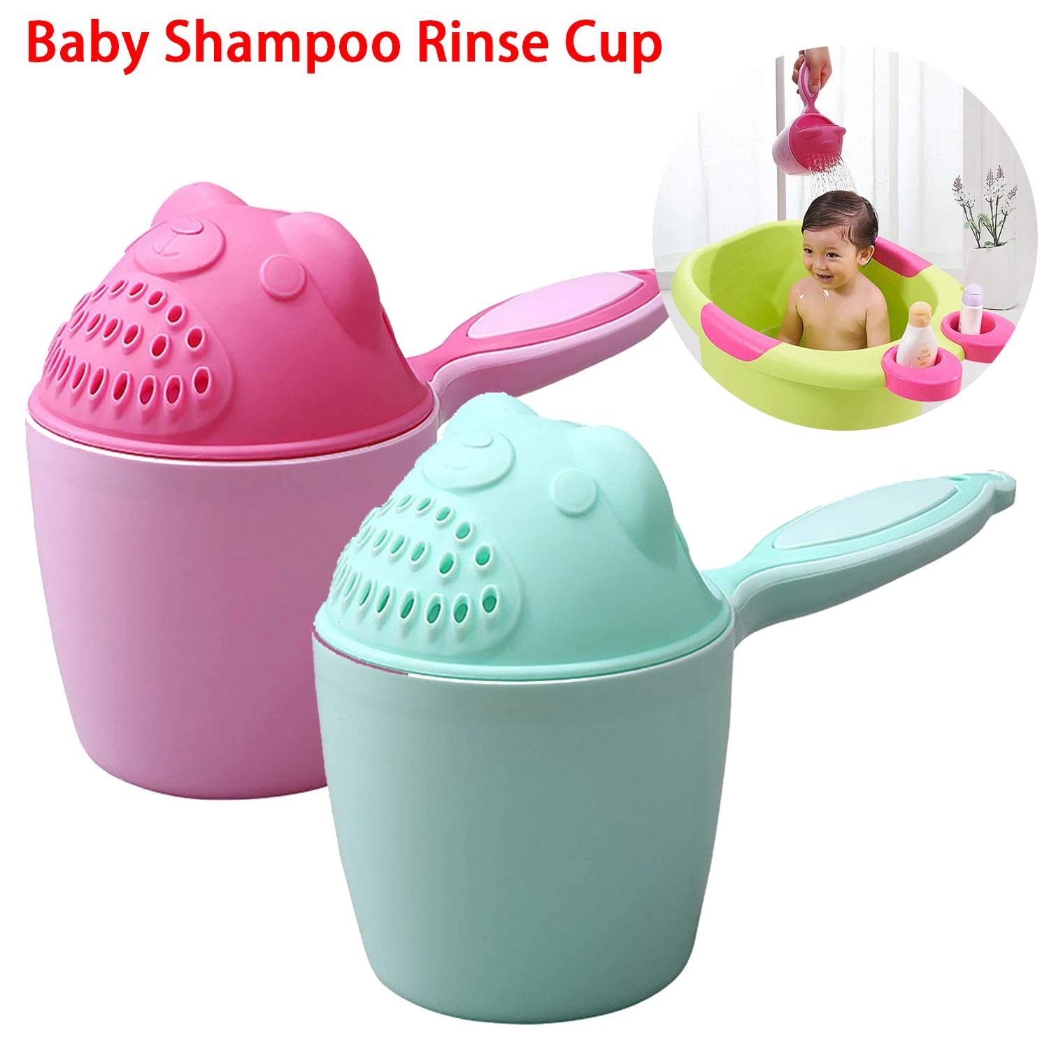 Bébé shampooing rinçage tasse enfants bain cascade rinçage enfants bain bébé douche cuillères enfant