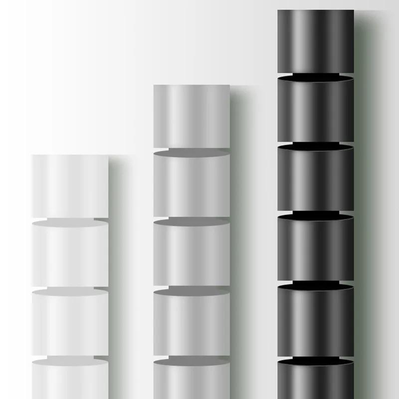 Protecteur de couvercle de câble, 2m, 8/10/16/22mm, organisateur de bureau, cordon d'ordinateur, Tub