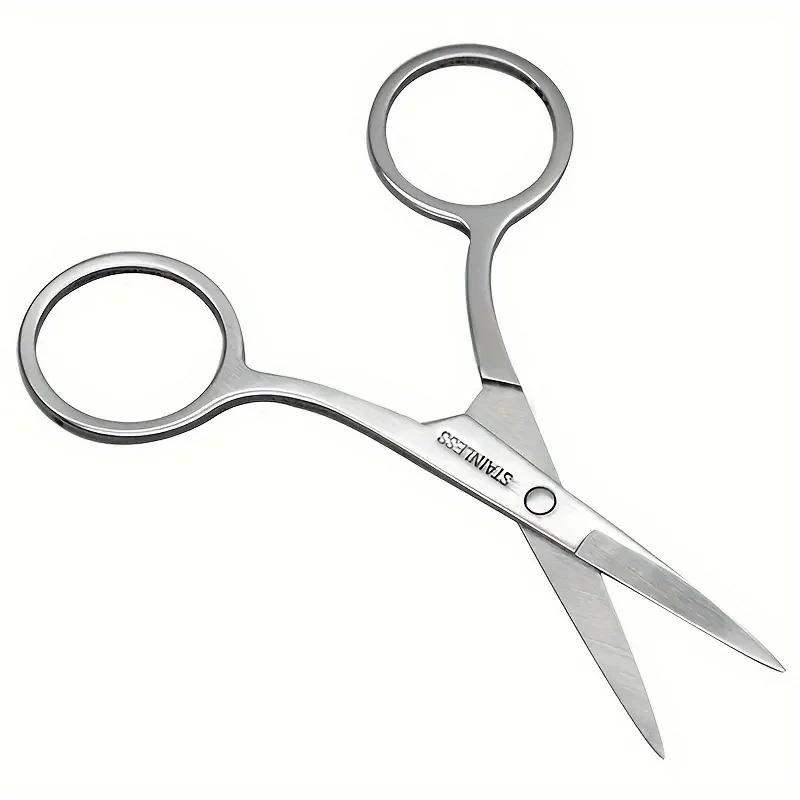 Ciseaux pour Nail Art, maquillage, rasoir pour sourcils et cils, épilateur pour le visage, ciseaux d