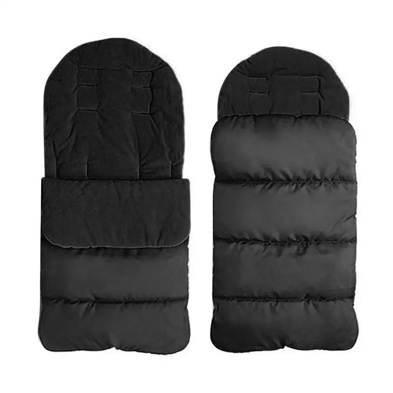 Housse de pied chaude pour poussette de bébé, coussin universel avec couverture épaisse en coton pou