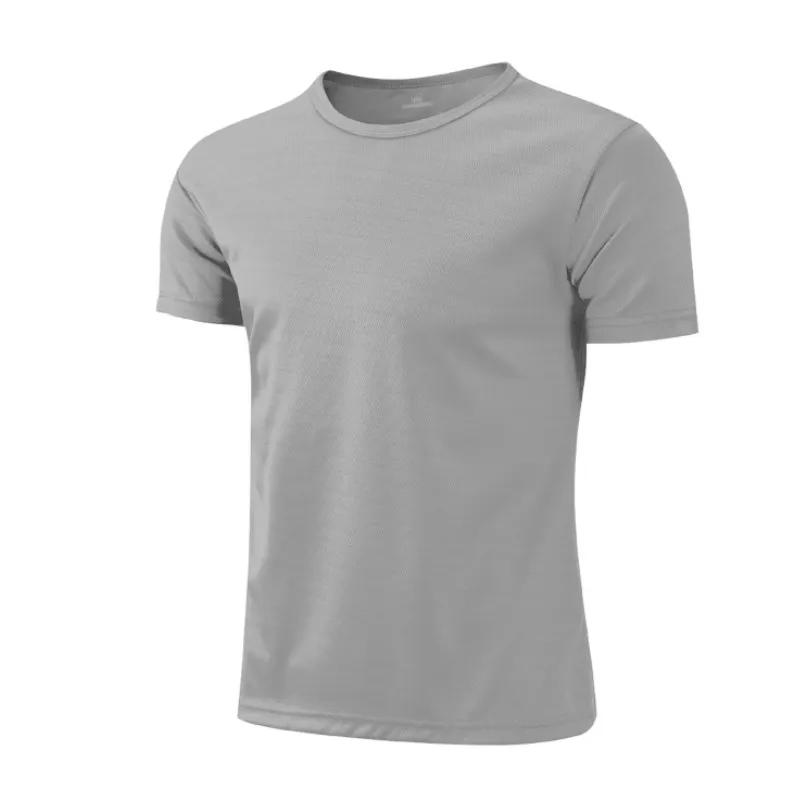 T-Shirt de Sport multicolore à manches courtes, séchage rapide, maillots de gymnastique, chemise de 
