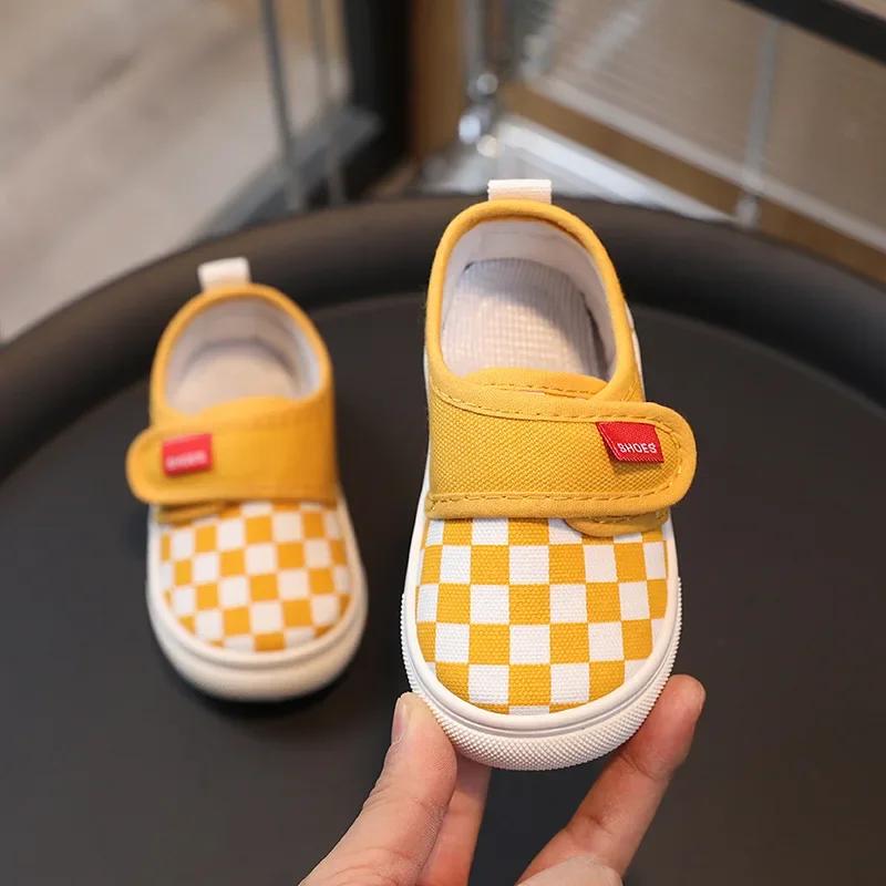 Children Canvas Shoe 2025Spring Summer New Children Sneakers Boy Girl Cloth Shoes Kid Shoes Baby Kin