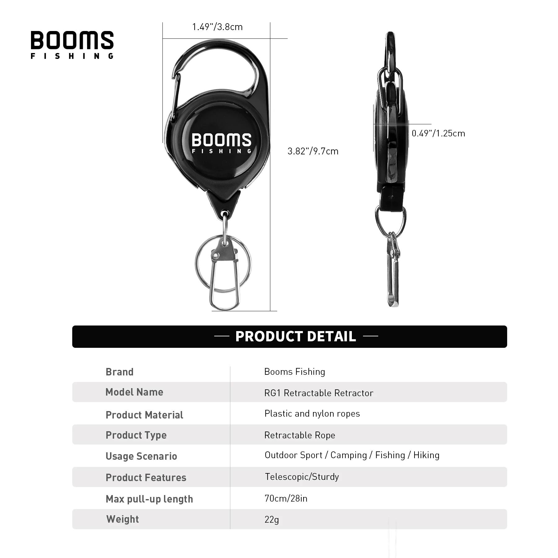 Booms Fishing-Porte-Danemark ge Rétractable JO2 Pièces, avec Ressort Antirouille, à Dégagement Facil