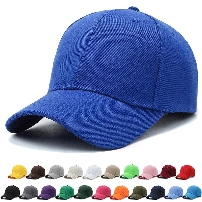 Casquette unisexe décontractée plaine casquette de Baseball réglable Snapback chapeaux pour femmes h