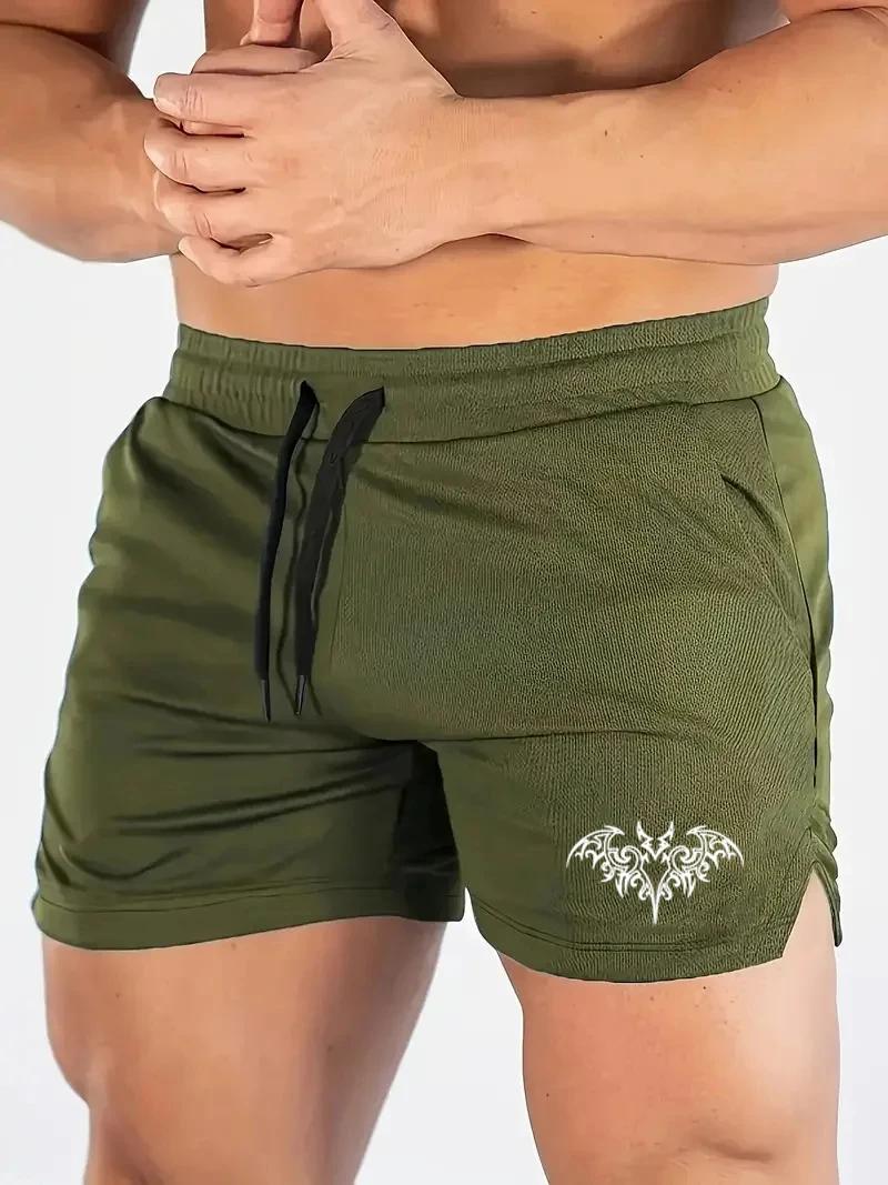 Shorts de sport en maille fine d'été pour hommes, respirants, tendance, musculation, entraînement, p