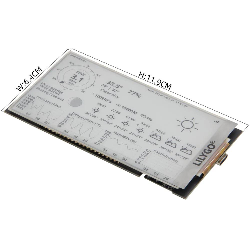 LILYGO® T5 4.7 Inch E-paper V2.3 ESP32-S3 Carte de pilote de développement T5 4.7 pouces e-papier V2
