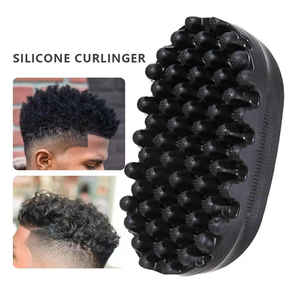 Boucles noires coiffure friser cheveux éponge barbiers style Dreadlock Massage outils de nettoyage p