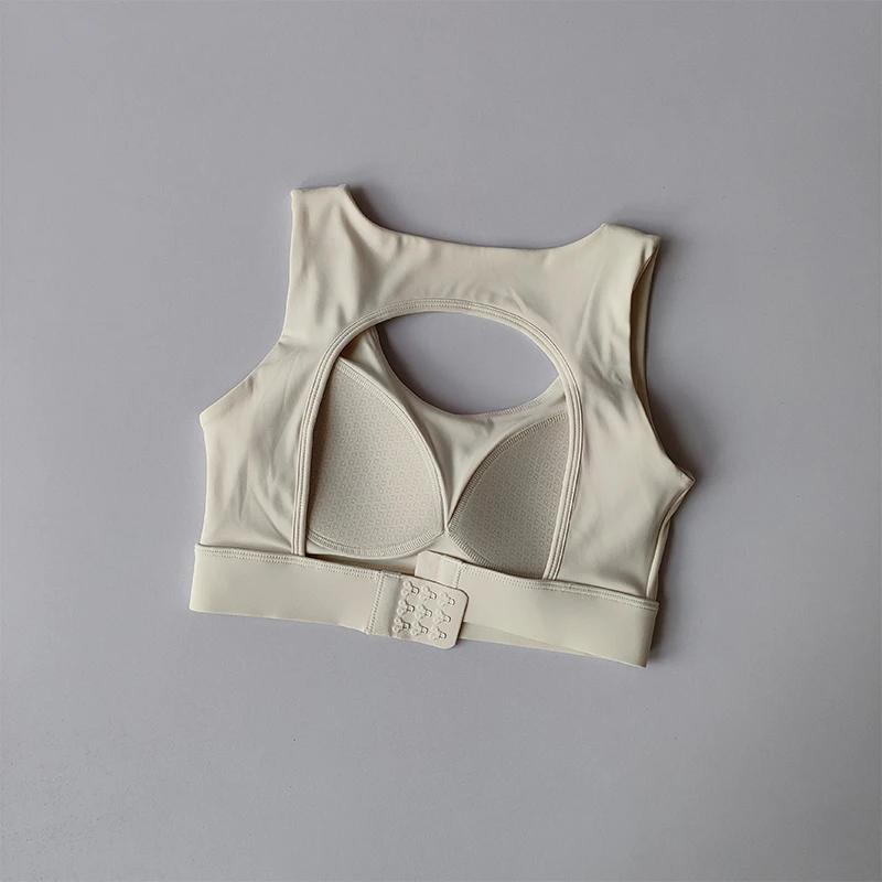 Beau dos sous-vêtements de sport résistant aux chocs course Anti-affaissement Yoga soutien-gorge hau