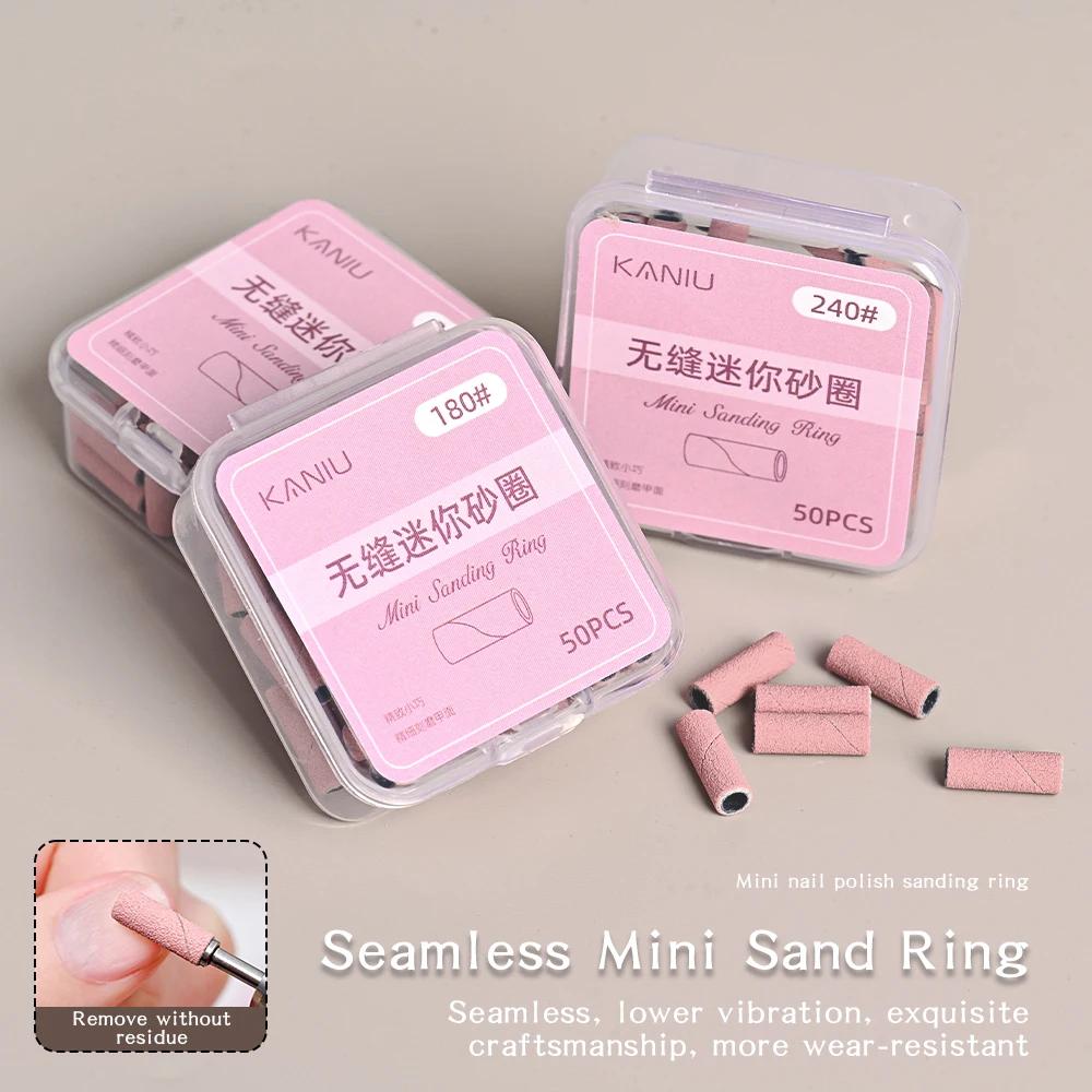 Bandes de ponçage des ongles sans couture améliorées, grain 180/240, anneaux de ponçage efficaces sa