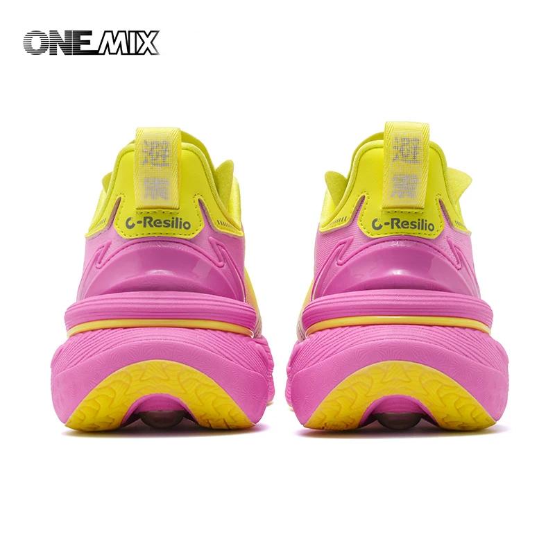 ONEMIX 2026 Nouvelles chaussures de course à coussinets pour femmes et hommes, légères, tendance, ba