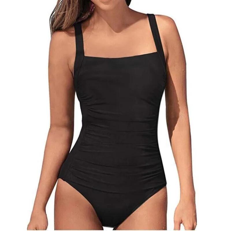 Été Sexy 2026 maillots de bain une pièce femmes fermé maillots de bain Push Up vêtements de natation