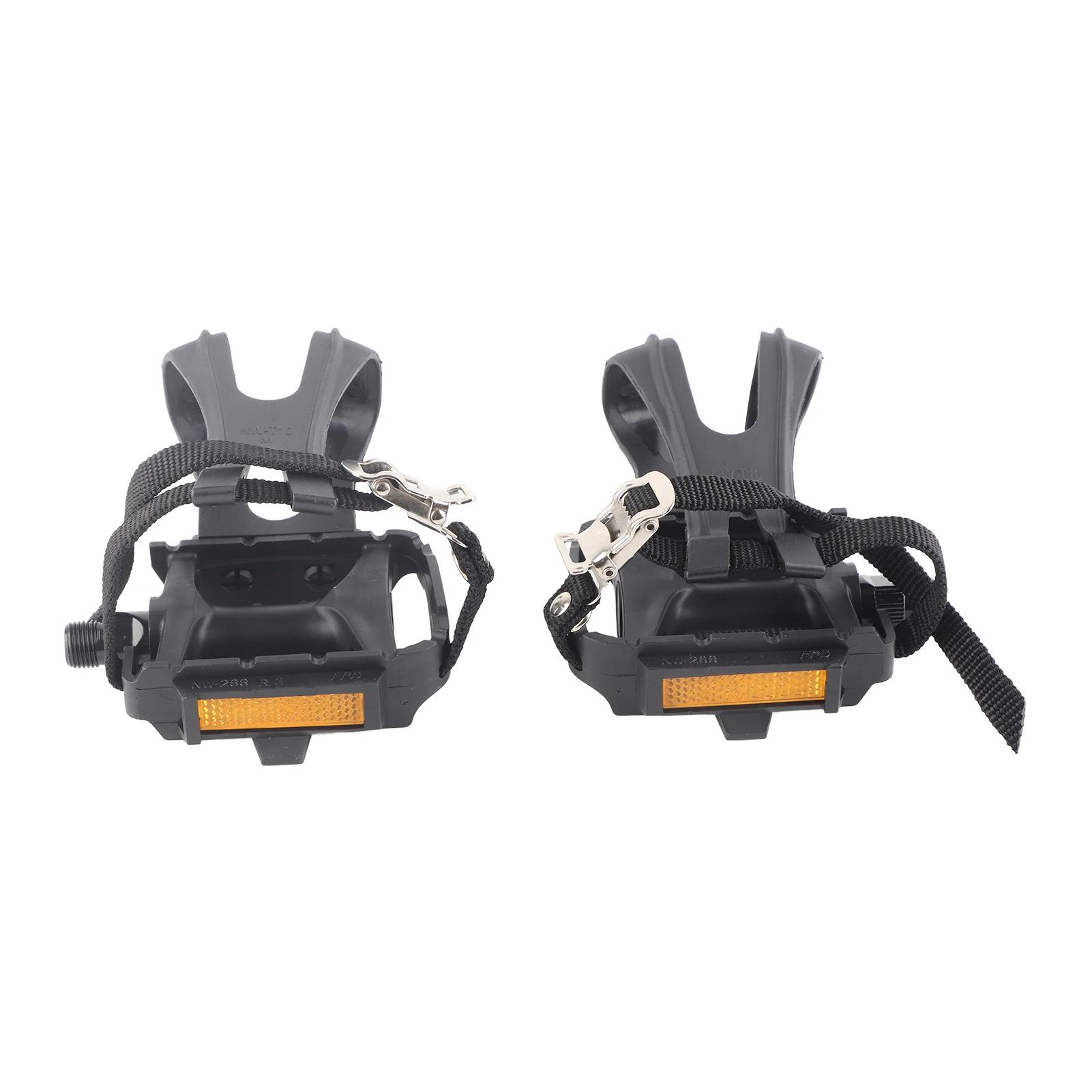 Accessoires de vélo : 1 paire de clips de pédale en nylon pour vélos fixie et VTT, accessoires de pé