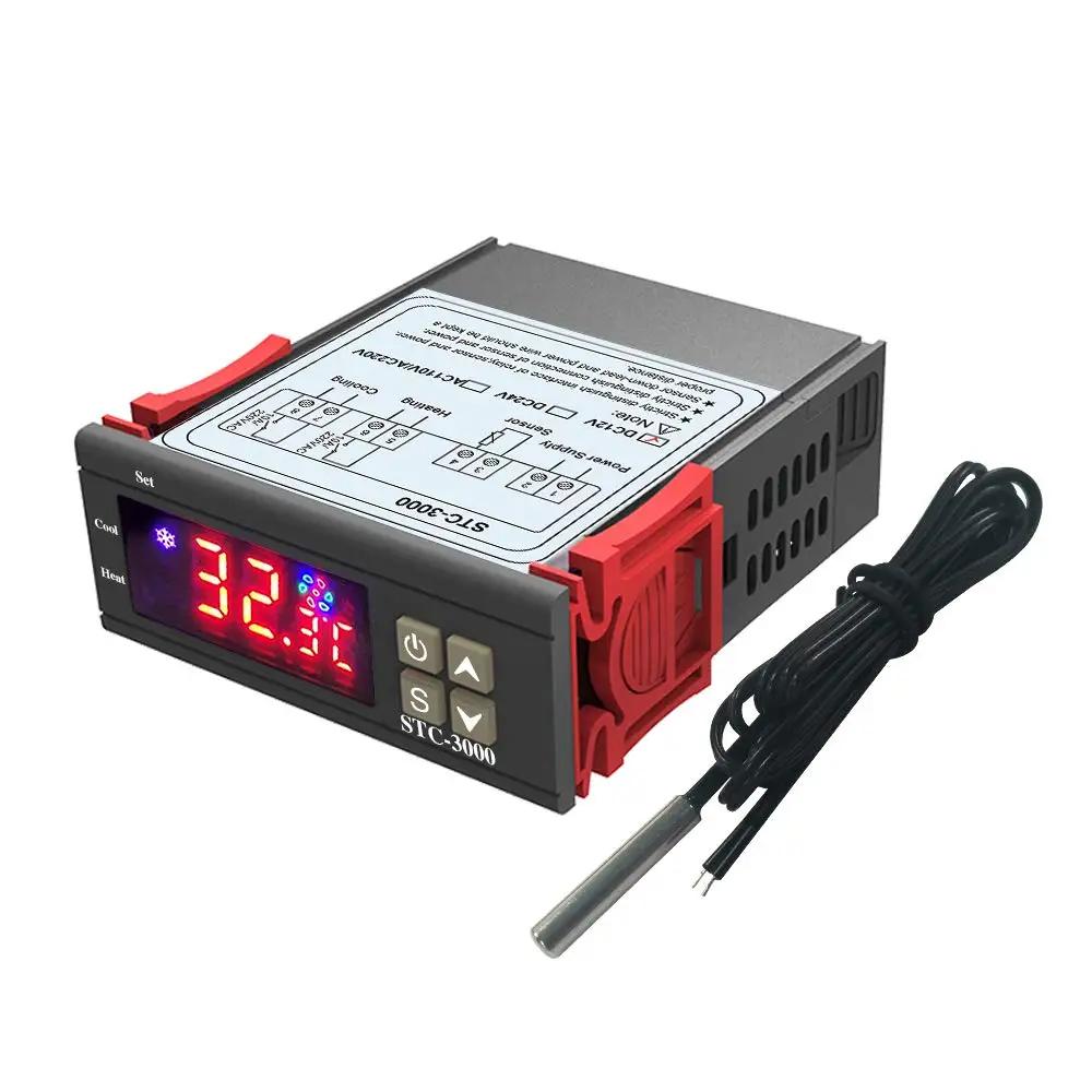 STC 1000 LED thermostat numérique pour incubateur régulateur de température thermostat relais chauff