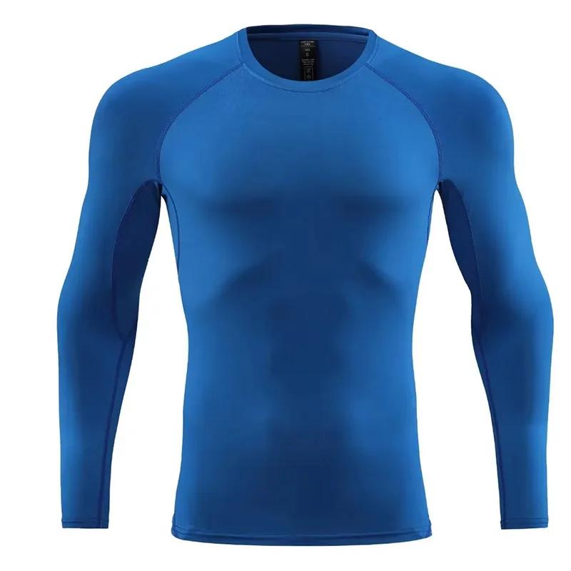 T-shirt compression homme fitness et course - Football jogging salle de sport