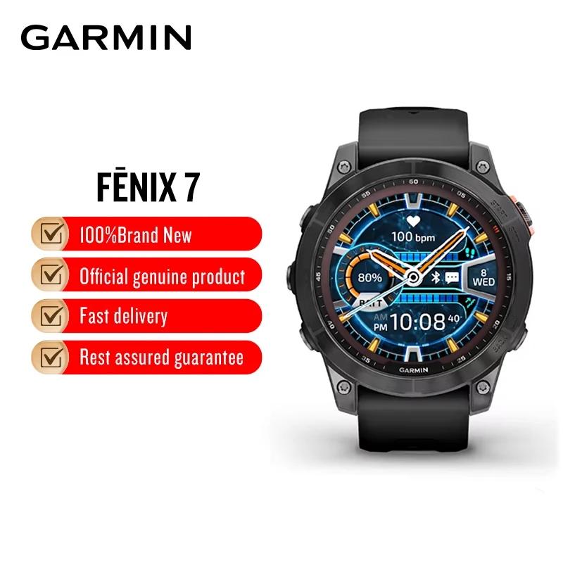 Garmin Fenix 7 solaire DLC sang oxygène fréquence cardiaque double fréquence GPS course marche neige