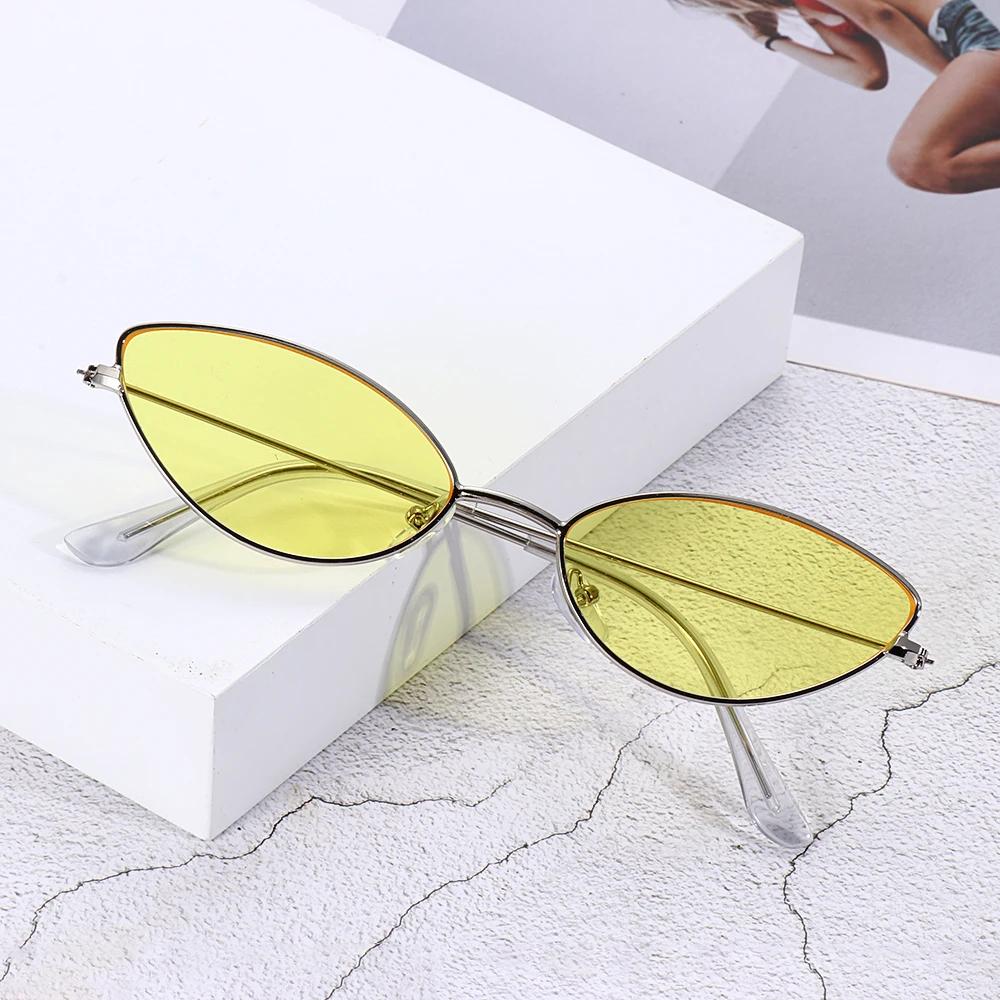 Lunettes de soleil œil de chat vintage pour femmes, petites lunettes de soleil rétro, nuances UV400,