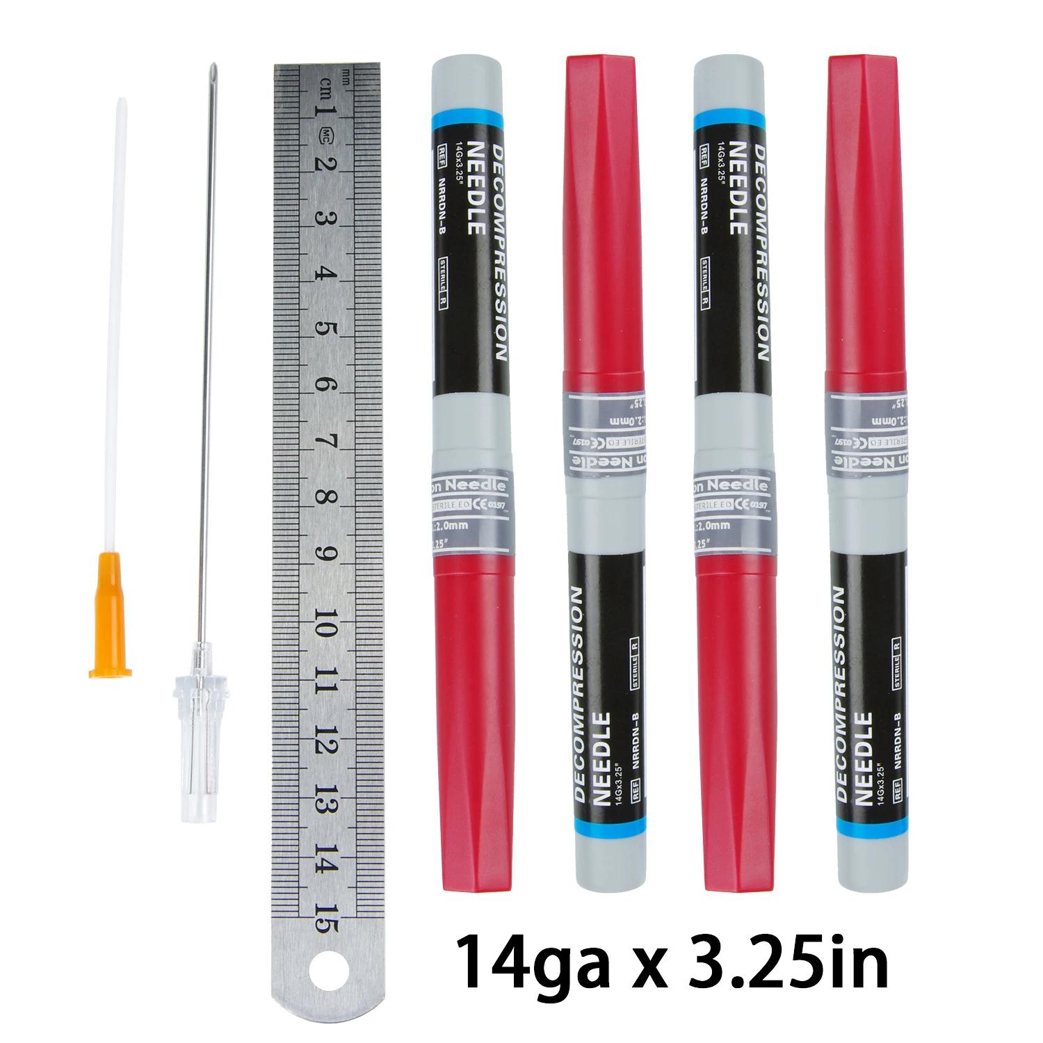 Sanke sauvetage pneumothorax aiguille traumatisme médical Ifak cathéter de poitrine aiguille 50g aig