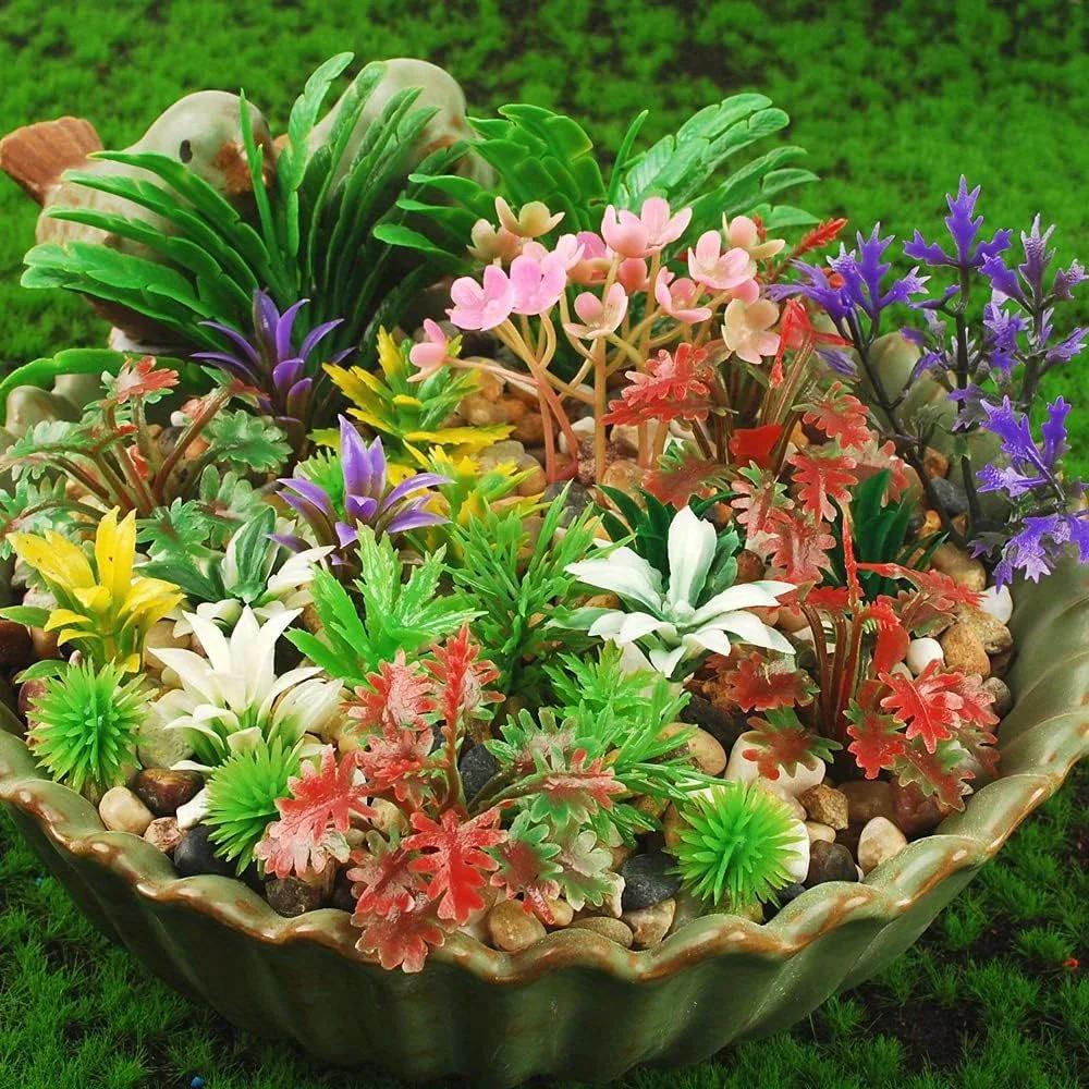 Arbres mixtes miniatures, 45 pièces, maquettes, plantes pour train, chemins de fer, paysage, archite