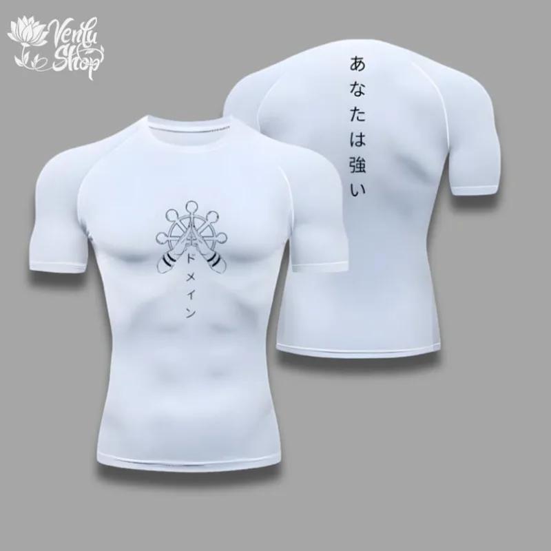 Chemise de compression |   Anime, Jujutsu Kaisen, vêtements de gymnastique, gym, compresses, chemise