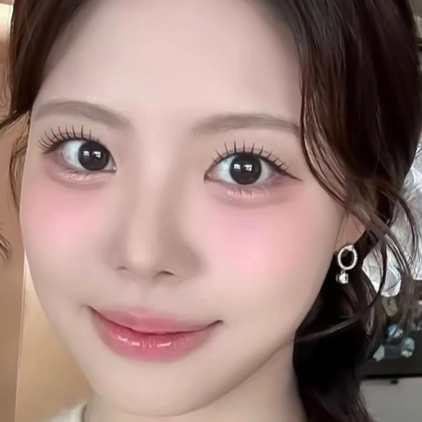 Faux cils coréens en forme de U Ins Zhang Yuanying, naturels, vaporeux, doux, Extension de cils en f