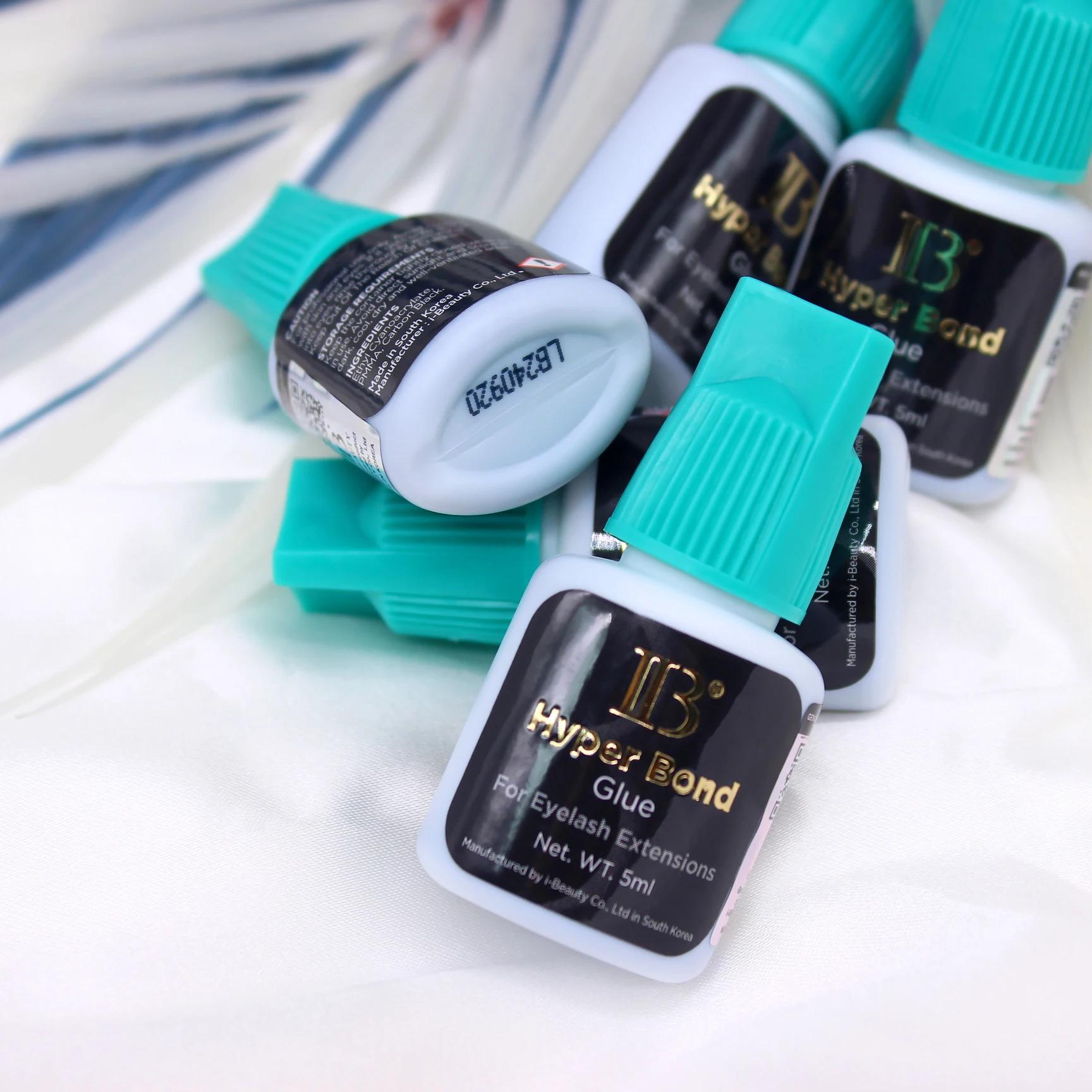 IBeauty – bouchon Cyan Hyper Bond, 5 bouteilles, fournitures pour Extensions de cils, colle, outils 