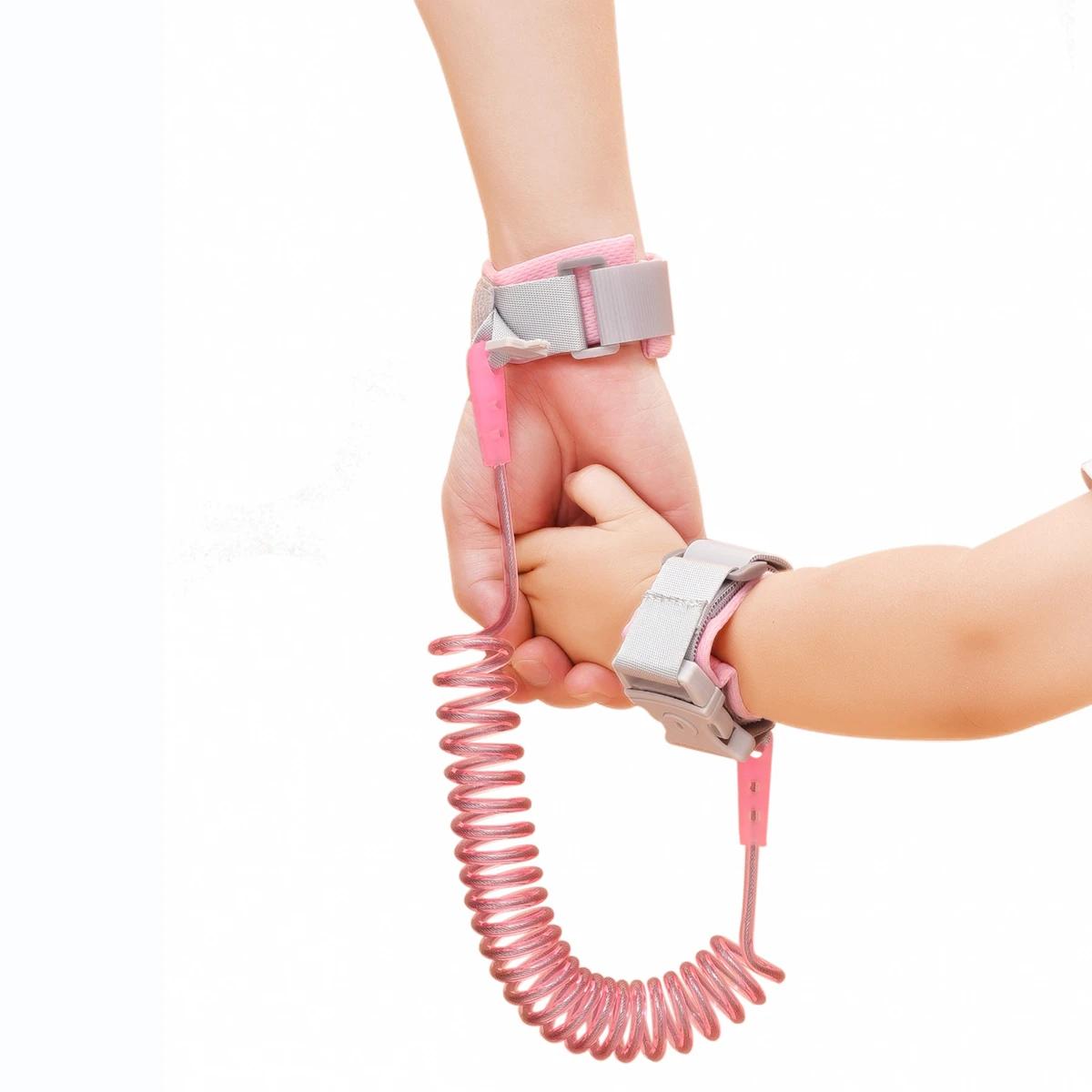 Avec serrure à clé 2m anti go bracelet fumable bracelet pour enfants corde de sécurité bracelet pour