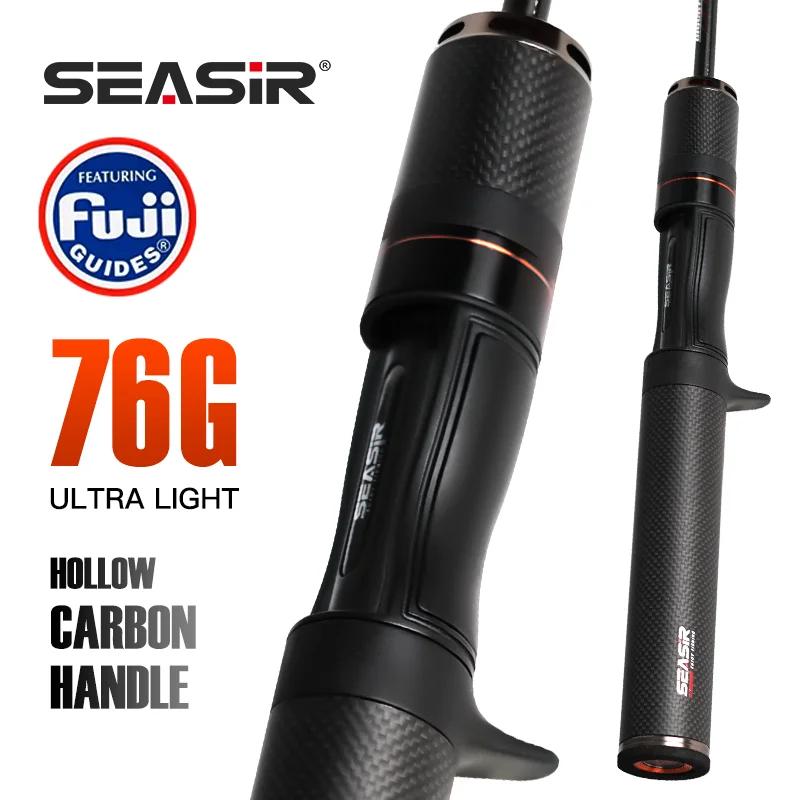 SEASIR canne à pêche flèche noire 4.92FT 76G poids du leurre 0.8-10g UL Fiber de carbone FUJI O anne