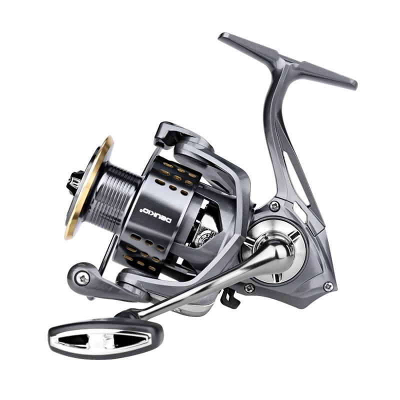 DEUKIO moulinet de pêche Spinning série 2000-7000 ultraléger traînée maximale 15kg moulinet de Surfc