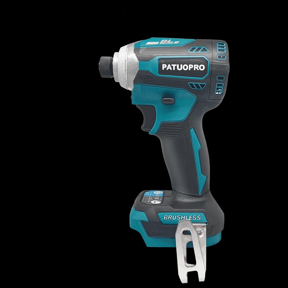 Makita-Visseuse à percussion électrique sans fil, sans balais, aste, hexagonale, sans batterie, 4 vi