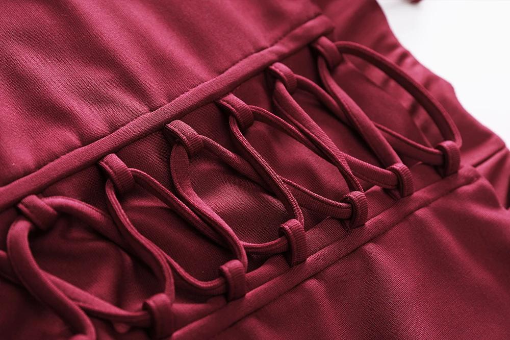 Mingmingxi – robe d'été pour femme, élégante, rouge scintillante, à paillettes, courte, avec corset,