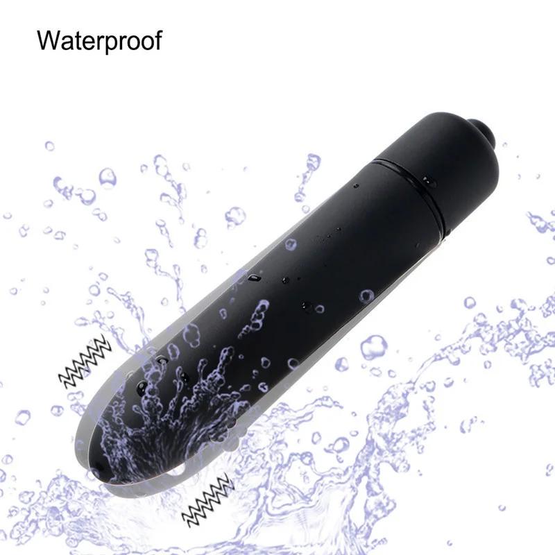 Vibromasseur étanche pour femme, 10 vitesses, clitoris, antivibrateur vaginal, gode, jouets sexuels 