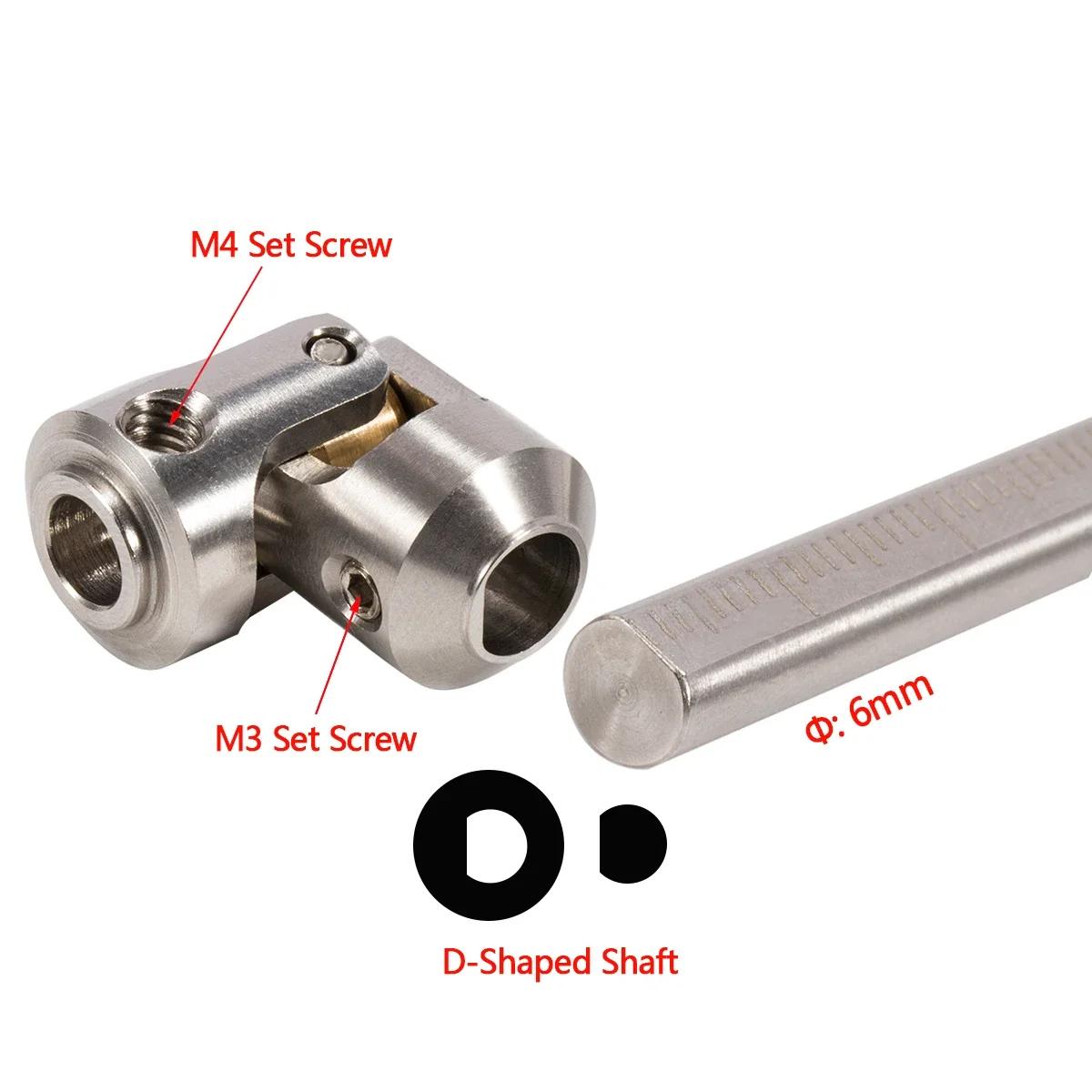 Arbre de transmission à Joint universel en acier, 68-229mm, coupé à longueur, pour 1/10 RC chenille 