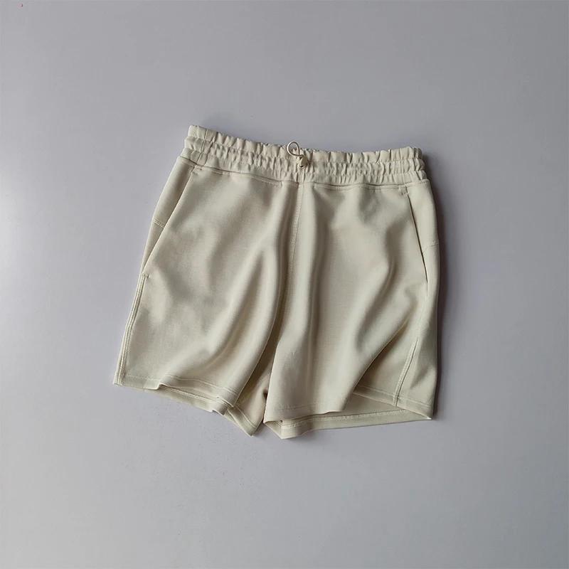Short de sport taille haute modal pour femme - Séchage rapide course fitness yoga décontracté