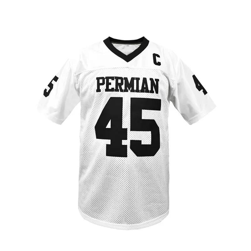 Maillot Boobie Miles, maillot de football brodé 45 Permian Friday Night Lights blanc noir S-3XL mail