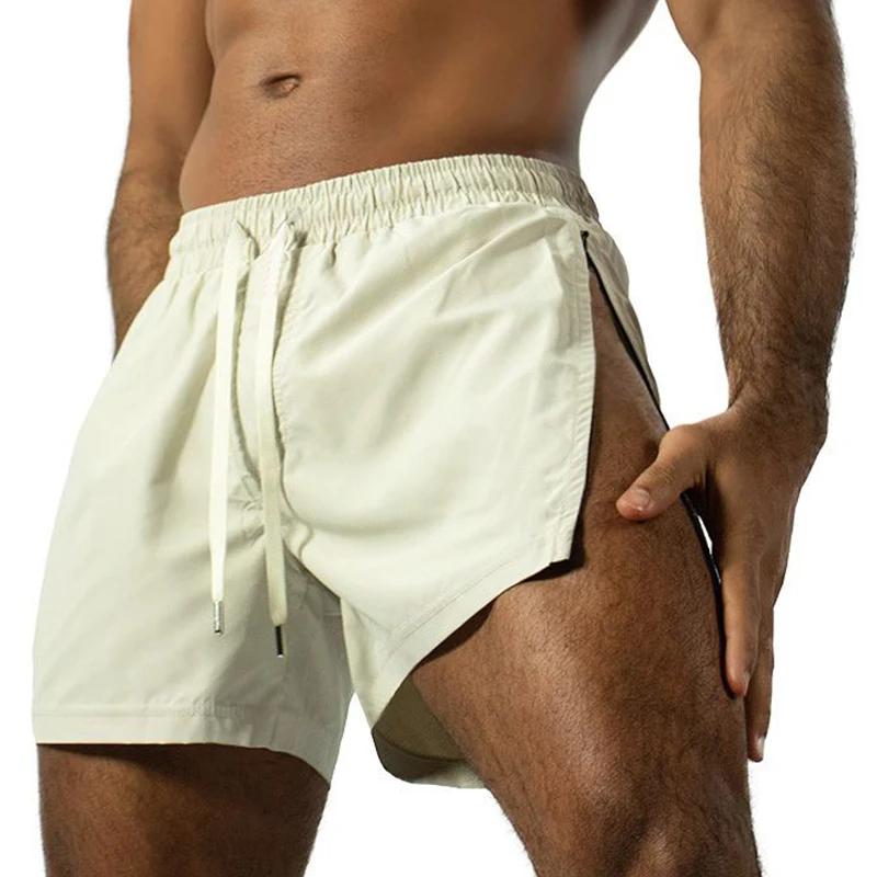 Shorts de sport d'été pour hommes, sweat-shirt à séchage rapide, bas de course, de plage, de Jogging