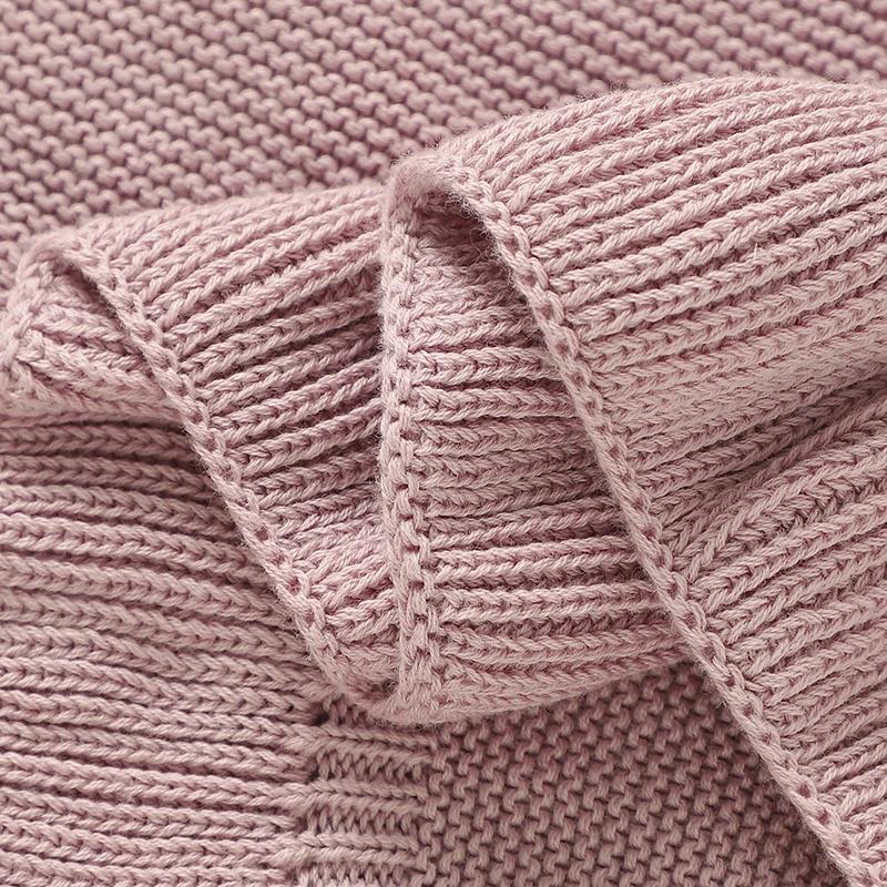 Couvertures en Tricot Solide pour Nouveau-né, Nourrisson, Enfants, Garçons, Bol, Poussette, Pépinièr