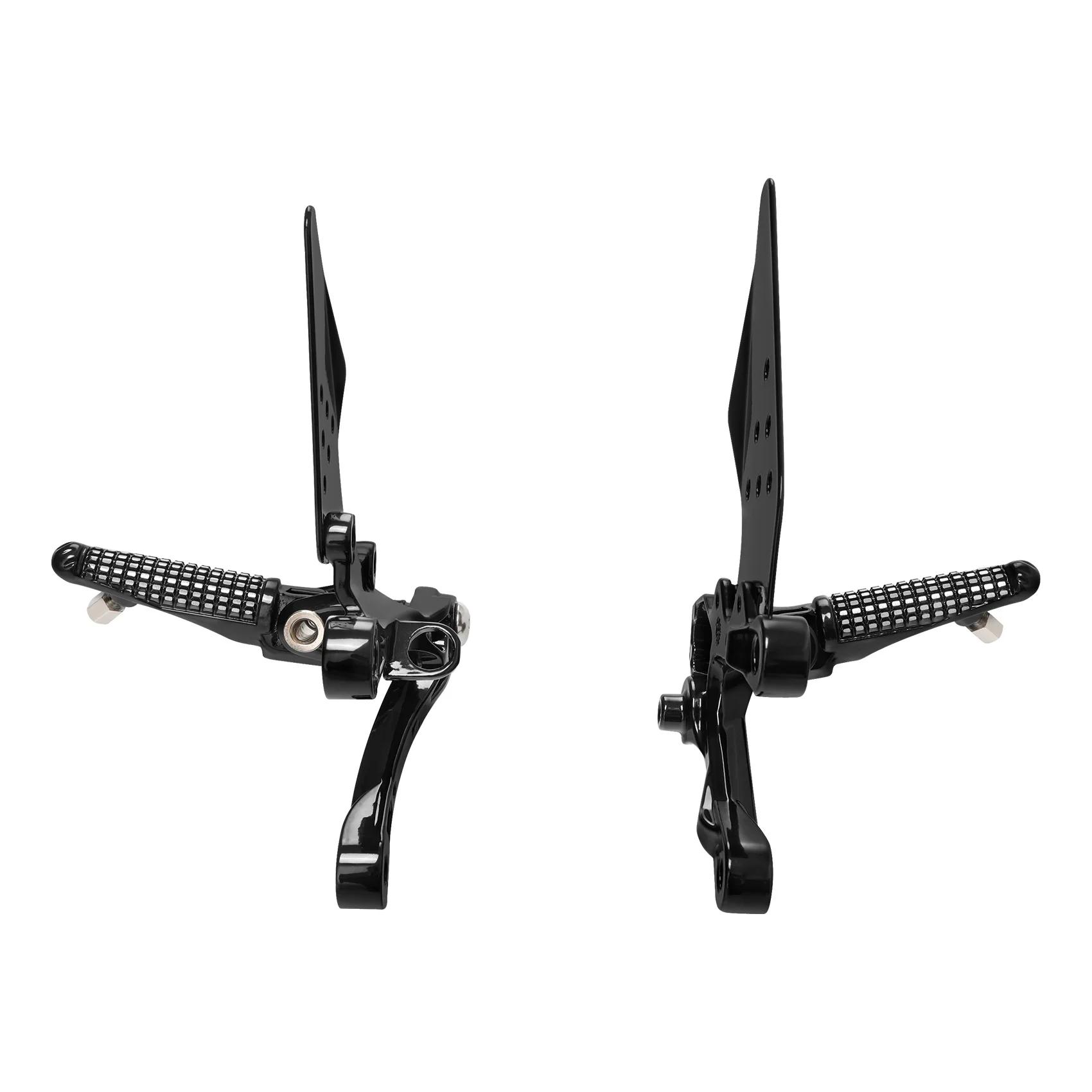 Jeu de supports de repose-pieds avant pour moto KAWASAKI Ninja ZX6R 2009-2018 ZX636 2013 2014 2015 2
