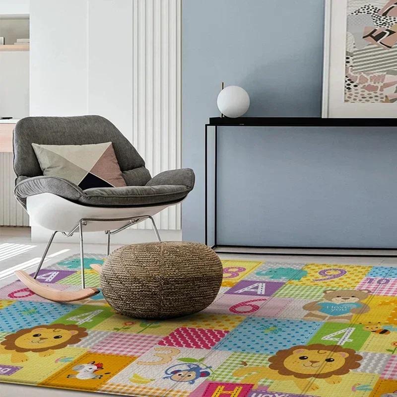 Tapis de jeu pliable pour bébé, tapis éducatif Non toxique pour enfants dans la pépinière, tapis d'e