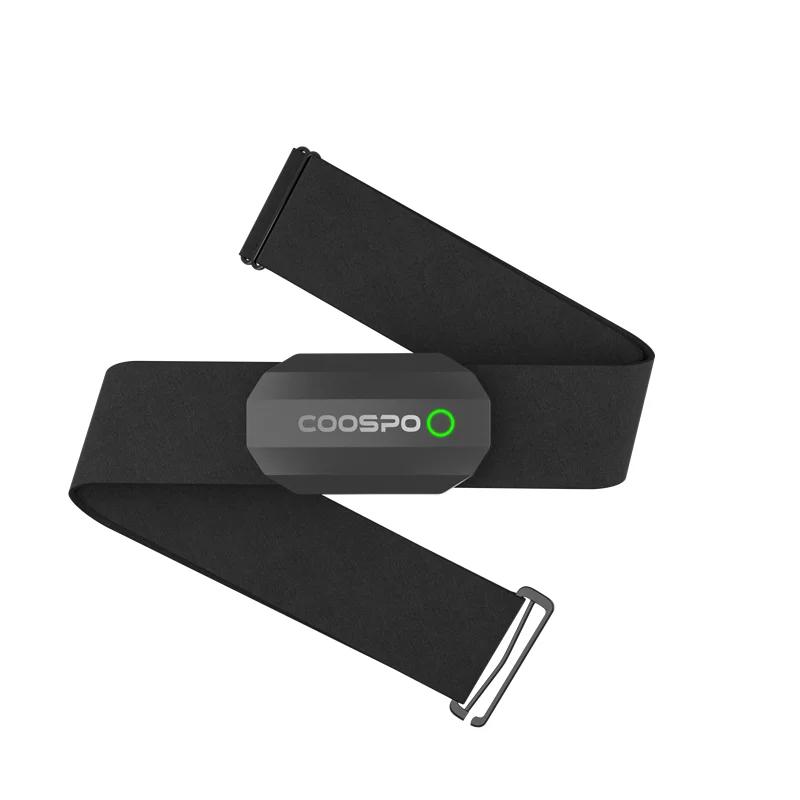 COOSPO H808S capteur de fréquence cardiaque sangle pectorale moniteur HRM ANT + Bluetooth avec IP67 