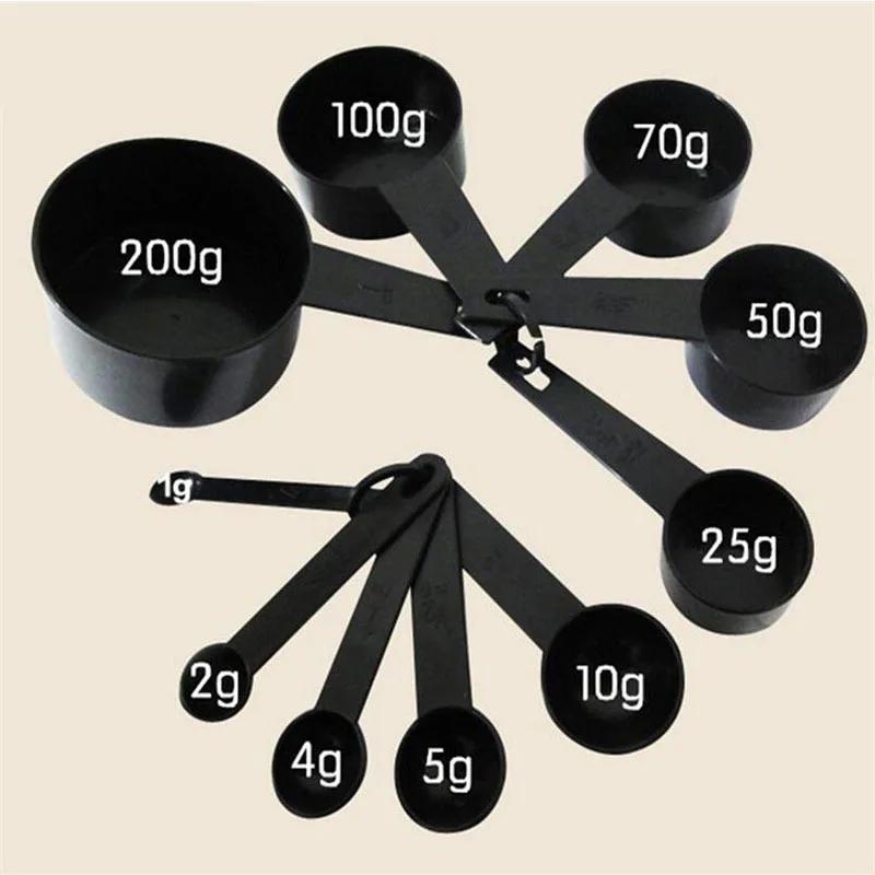 5/10 pièces outils de mesure cuillères à mesurer de cuisine cuillère à café cuillère à sucre gâteau 