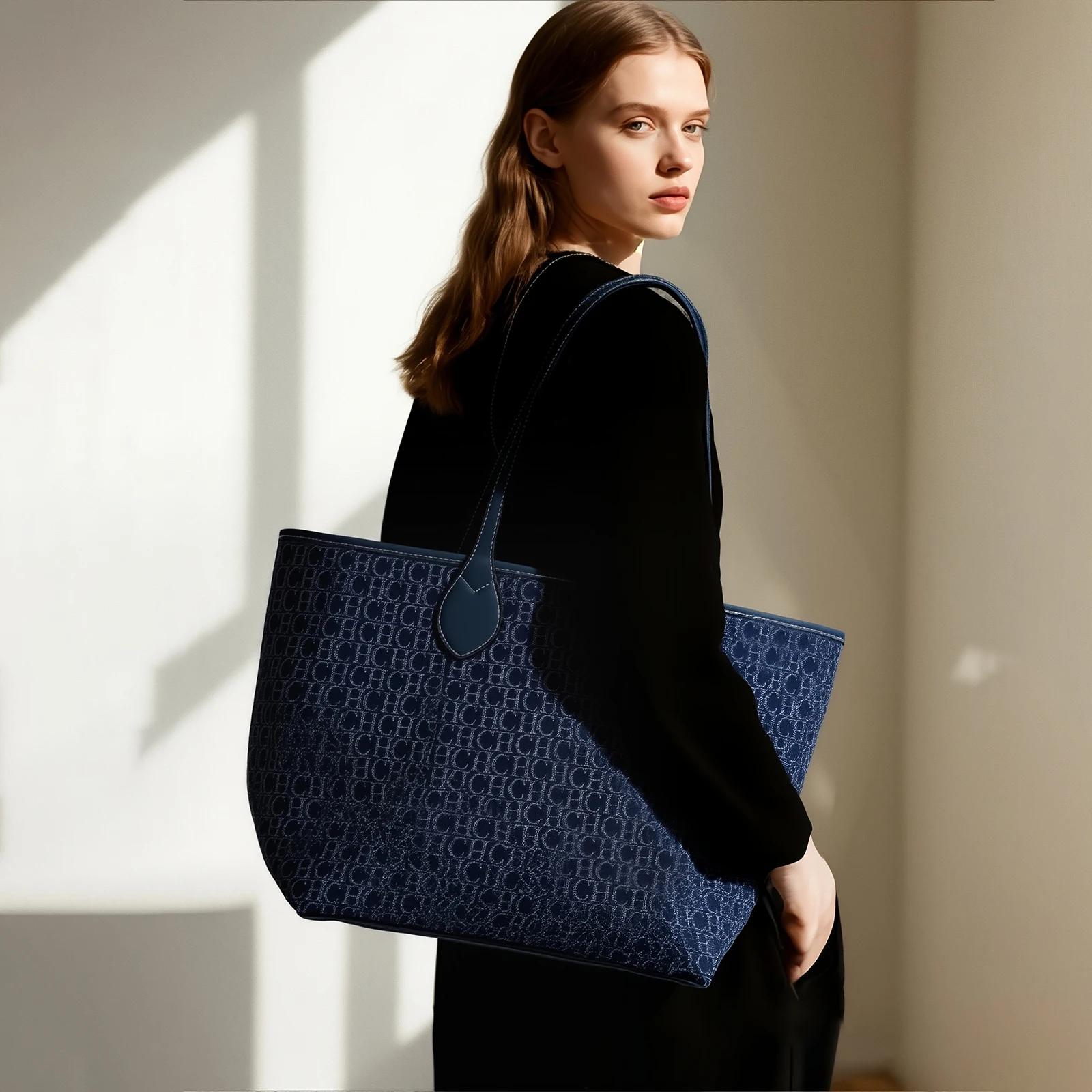 Sac fourre-tout classique de grande capacité pour femmes, sac à main de bureau à bandoulière unique,