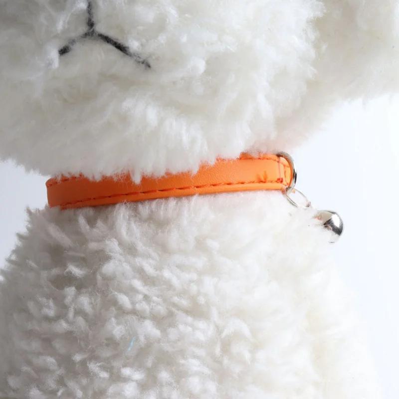Collier de chat mignon couleur Macaron, collier de chat en sangle élastique, petit collier réglable 