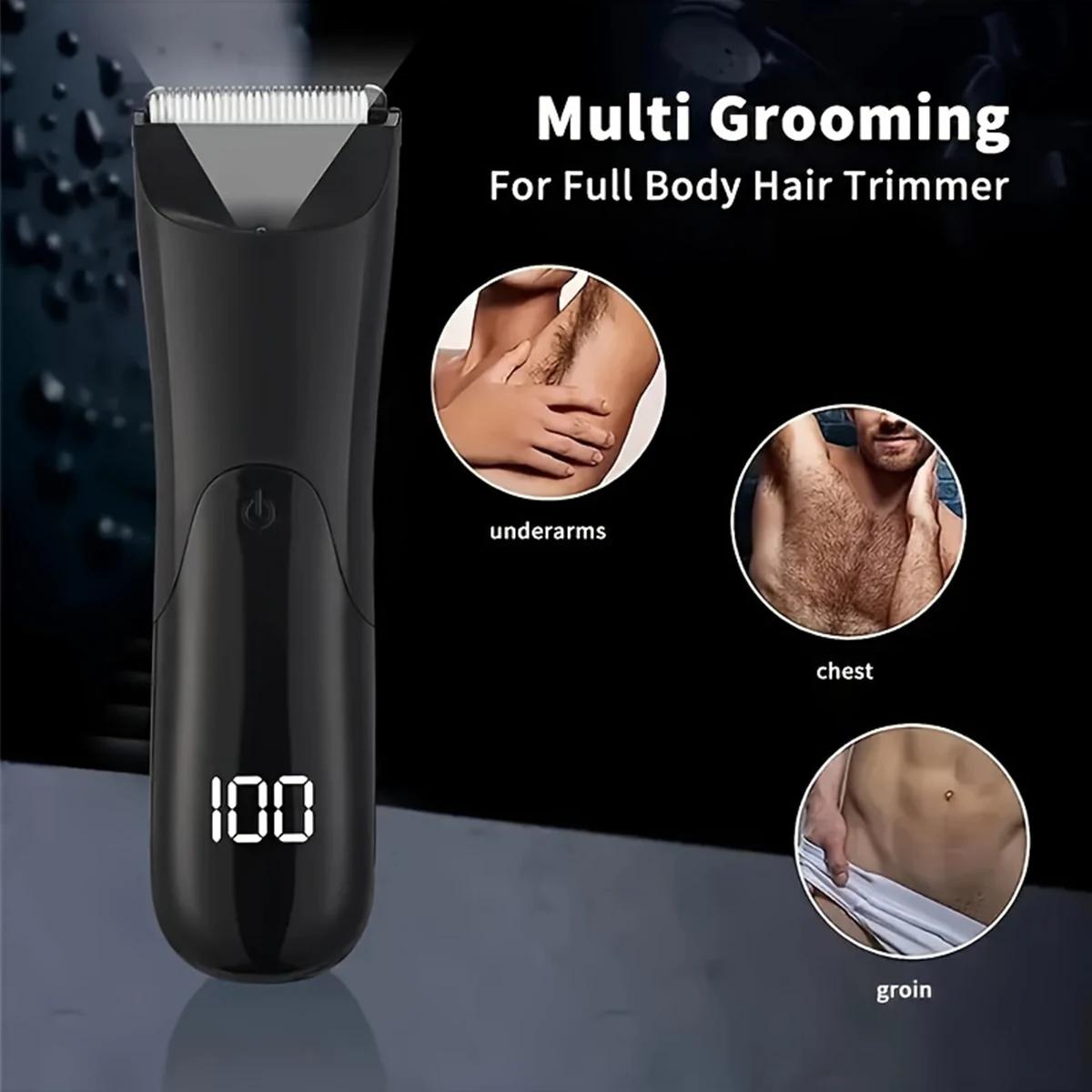 Homme corps tondeuse épilateur aine Trimer pour homme barbe rasoir poitrine cheveux épilateur aissel