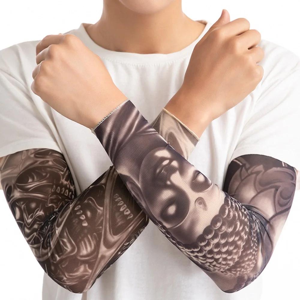 Manchons de tatouage élastiques pour hommes et femmes, 6 pièces, grande taille, cyclisme, Protection