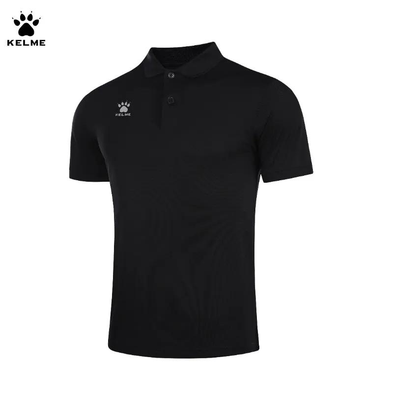 Kelme Polo hommes été séchage rapide à manches courtes T-shirt Club formation Football uniformes che