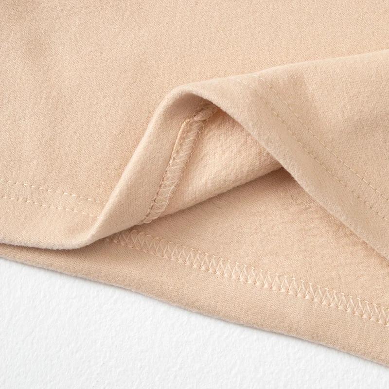 1/2/3 pièces enfants automne et hiver chaud col moyen couleur unie Base haut décontracté T-shirt gar