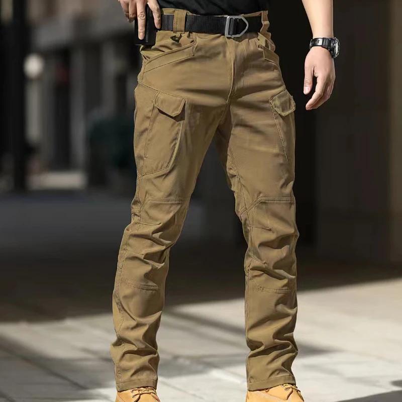 Pantalon cargo militaire tactique décontracté pour hommes, Softshell élastique, printemps-automne, r