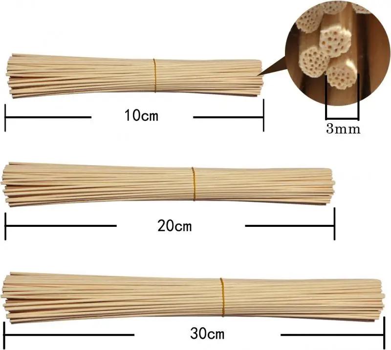 5-100 pièces 2-3.5mm Reed diffuseur bâton de remplacement bricolage à la main décor à la maison Extr